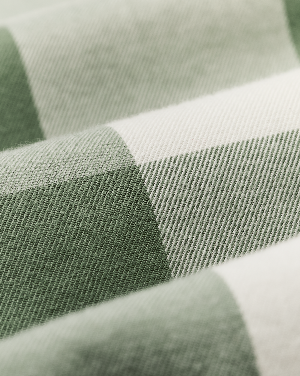 Women's Short Sleeve Camp Shirt - Hedge Green / White Plaid