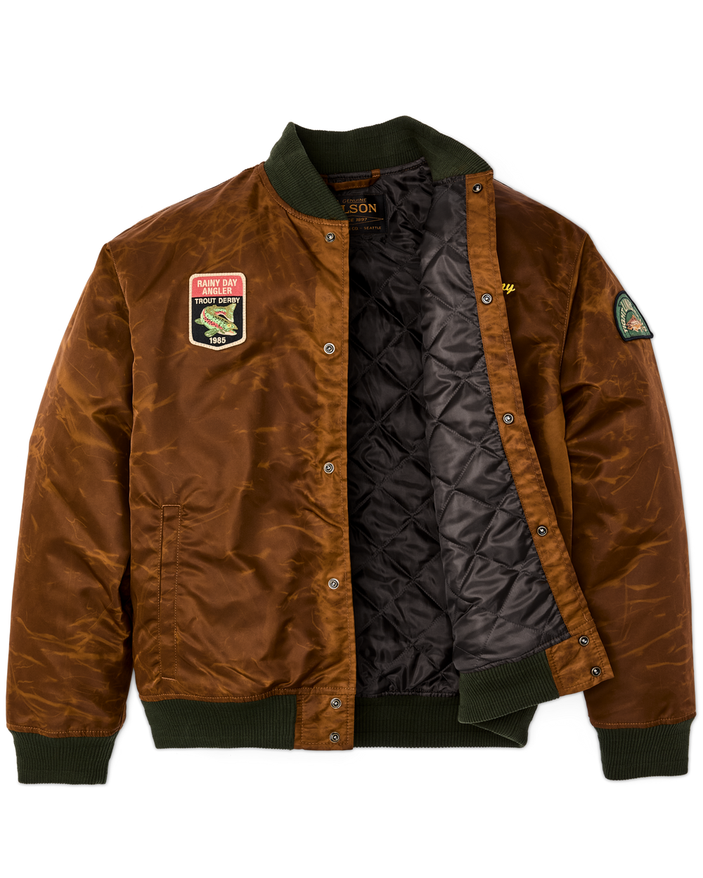 Alternate view of the Filson Embroidered Montlake Jacket - Whiskey