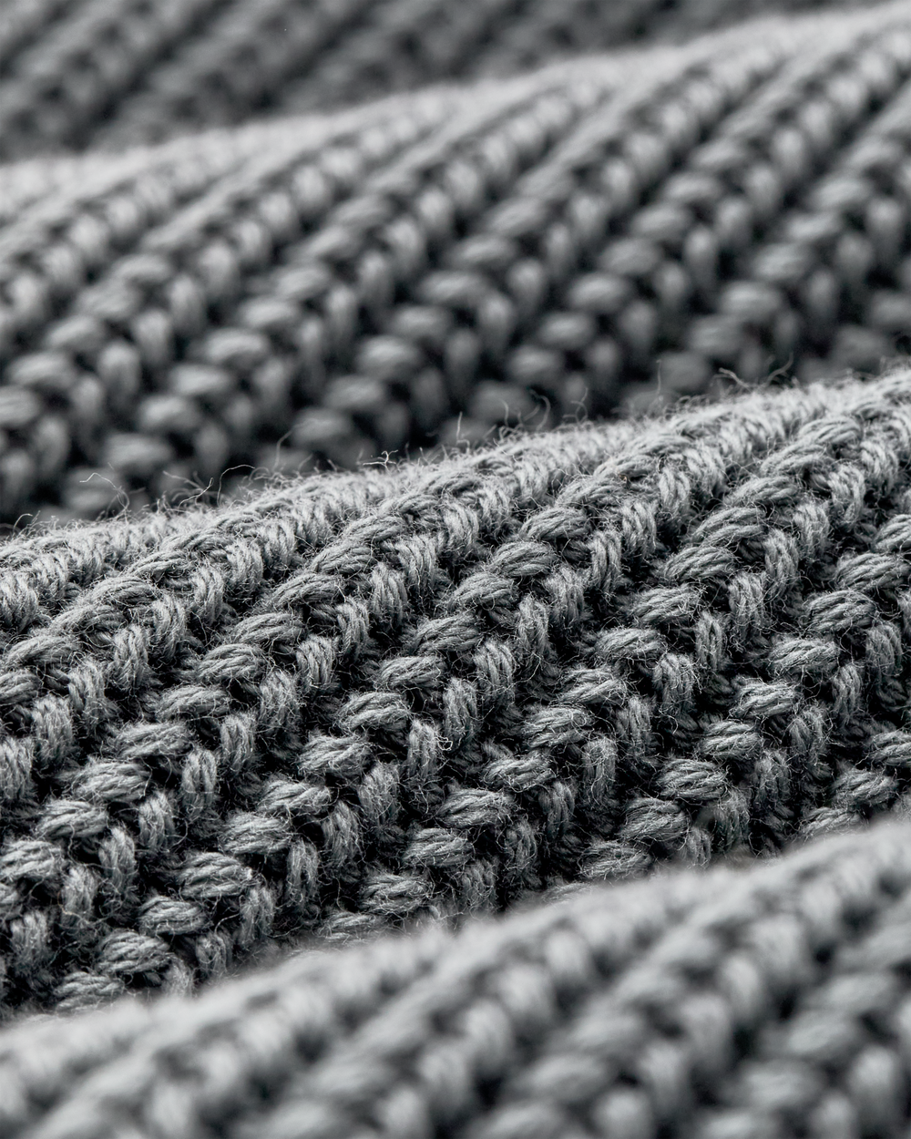 Alternate view of the Filson Vintage Cotton Shawl Neck Sweater - Charcoal