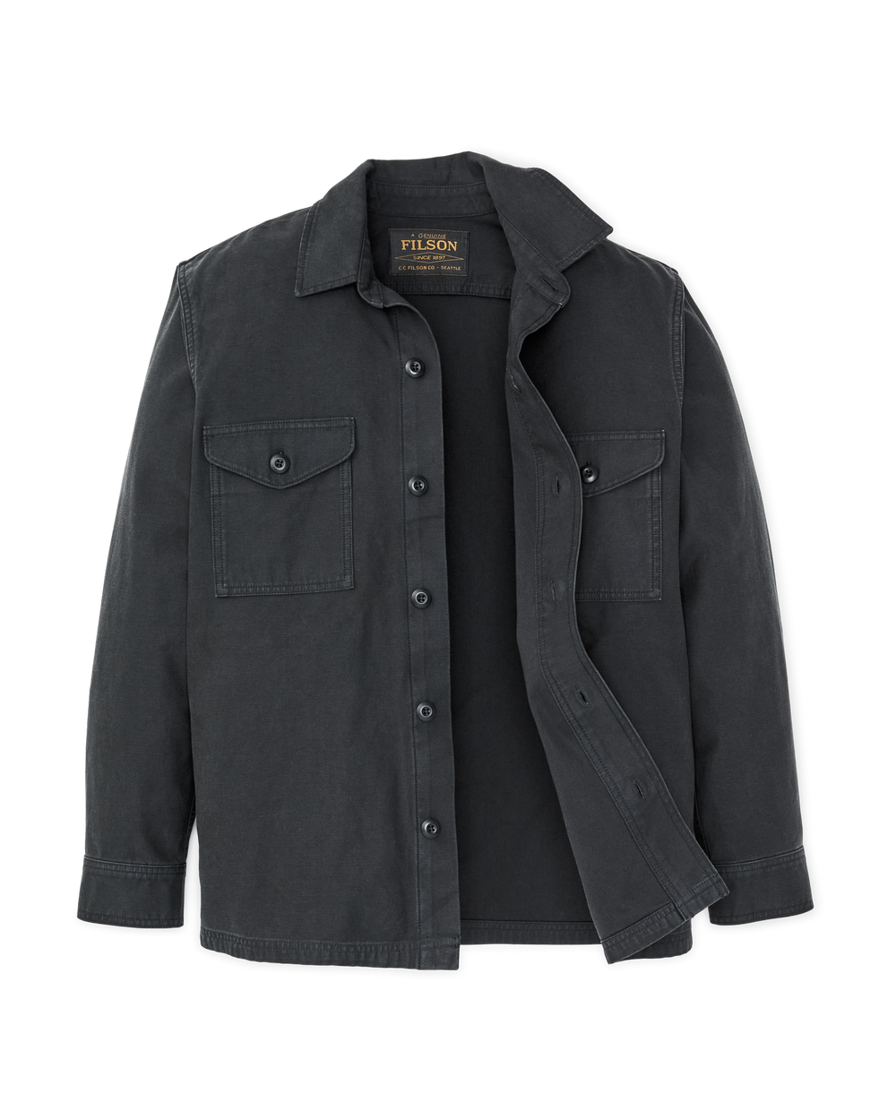 Field Jac-Shirt - Washed Faded Black