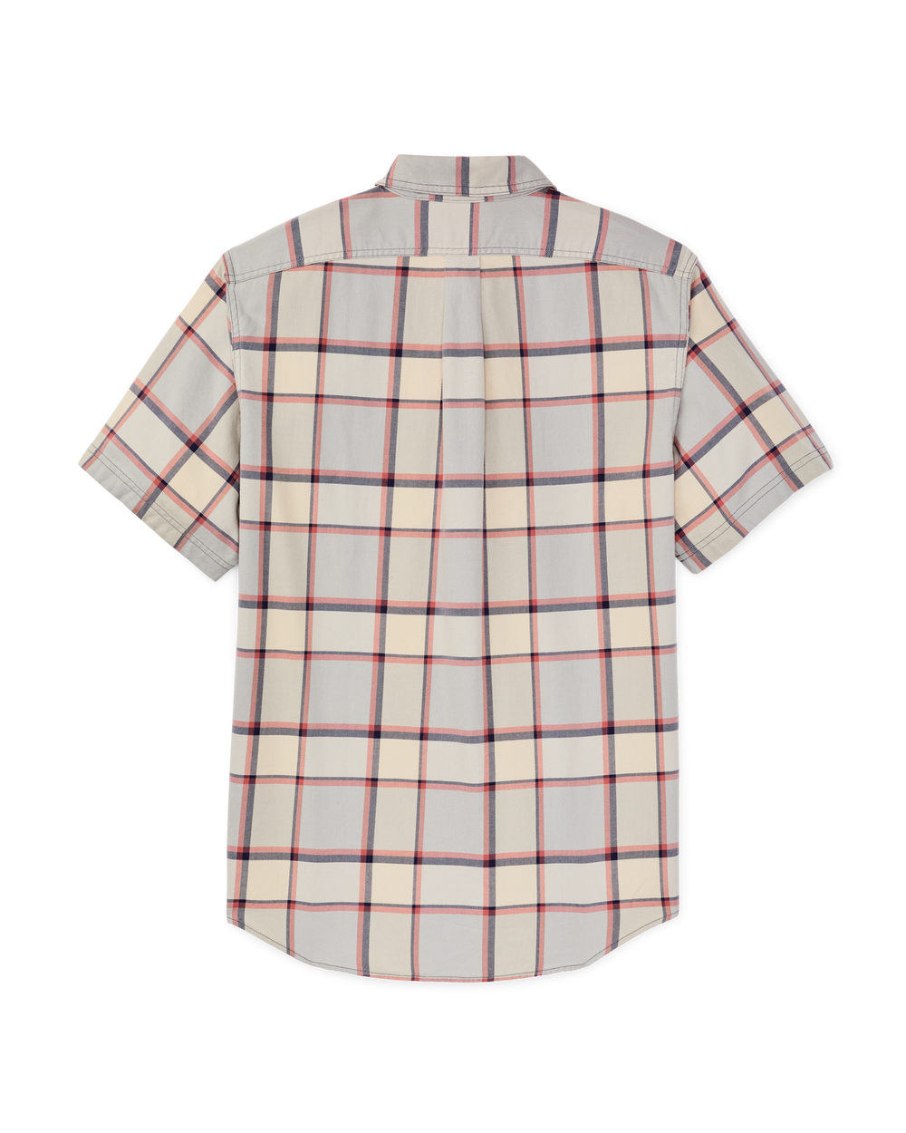 Short Sleeve Lightweight Alaskan Guide Shirt - Light Blue / Tan Plaid