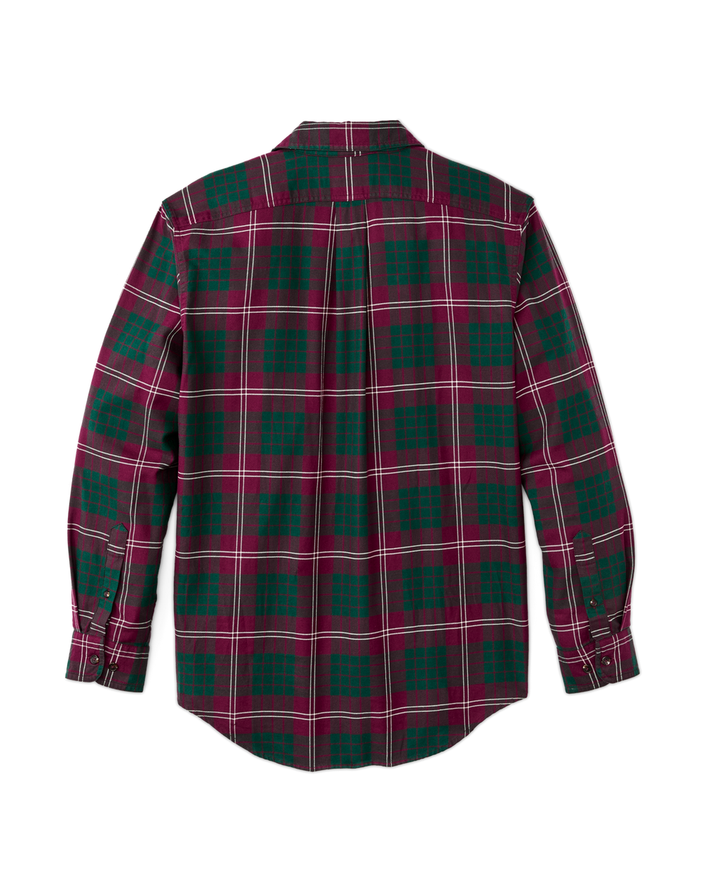 Lightweight Alaskan Guide Shirt - Green / Burgundy / Multi Plaid