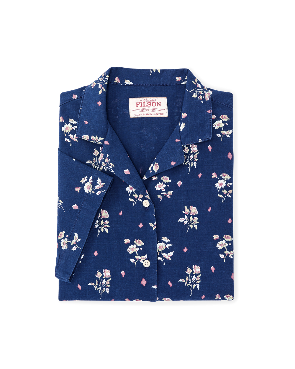 Women's Camp Shirt - Indigo / Floral