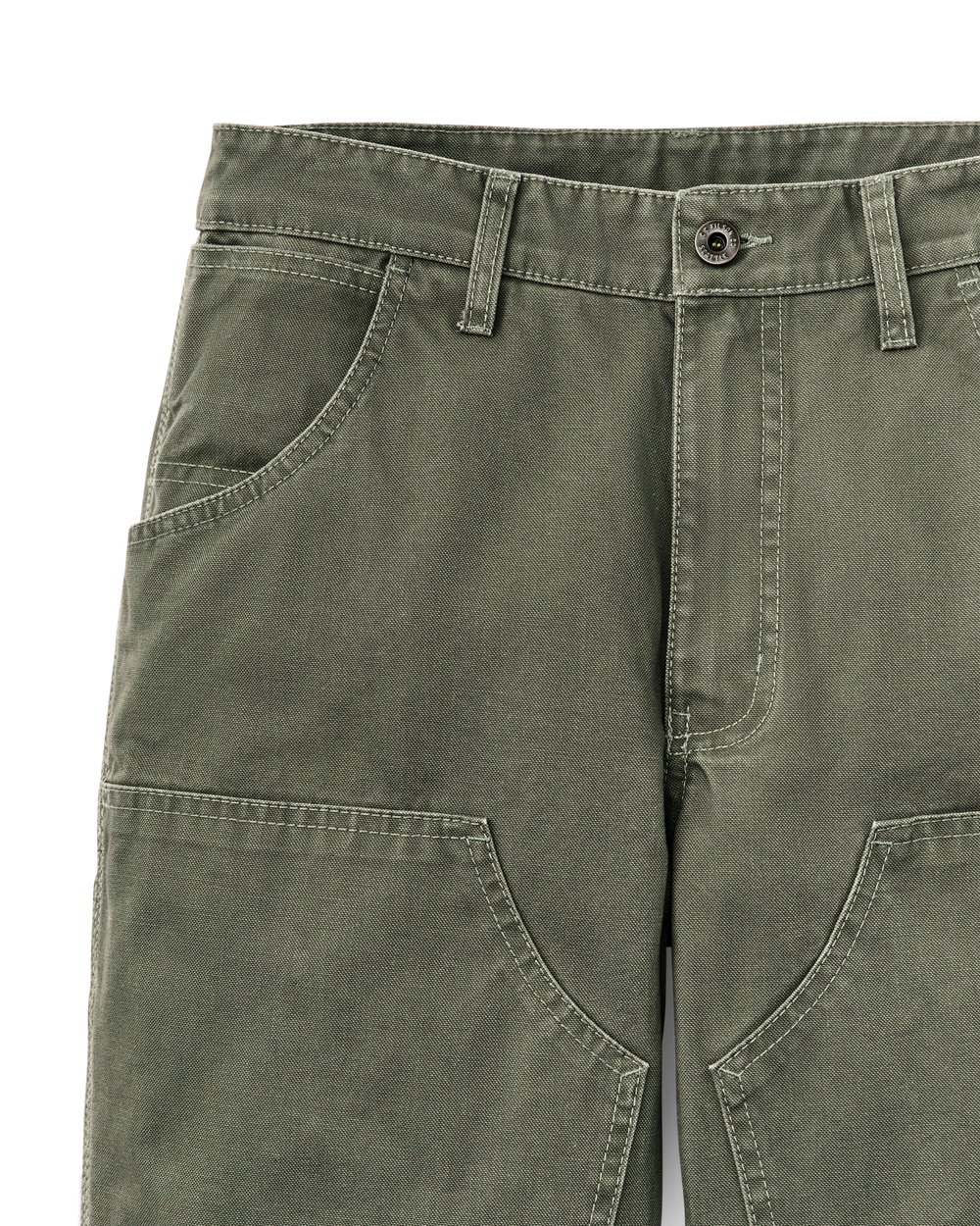 Women's Canvas Work Pants - Dark Olive