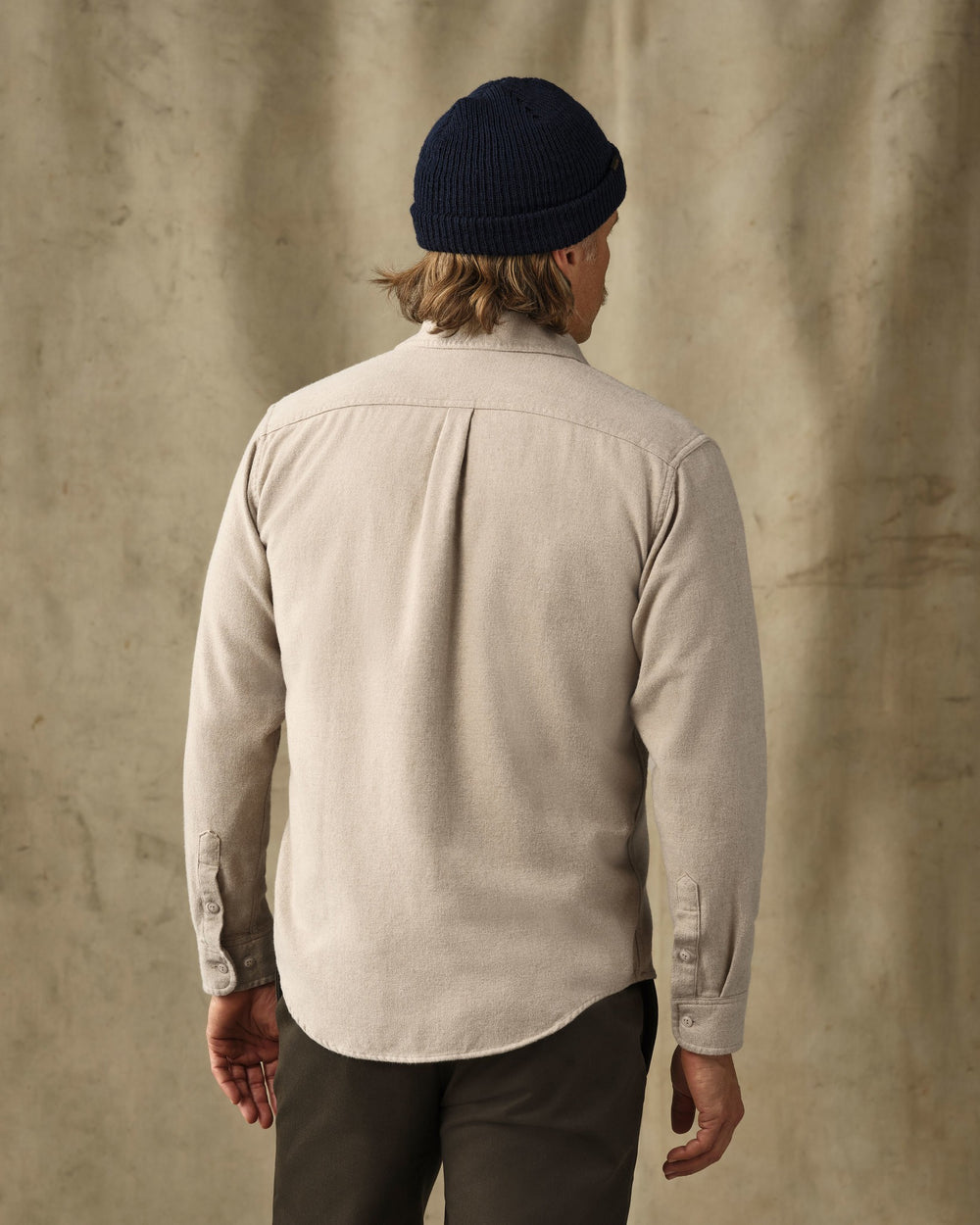 Rustic Flannel Shirt - Dark Natural Heather
