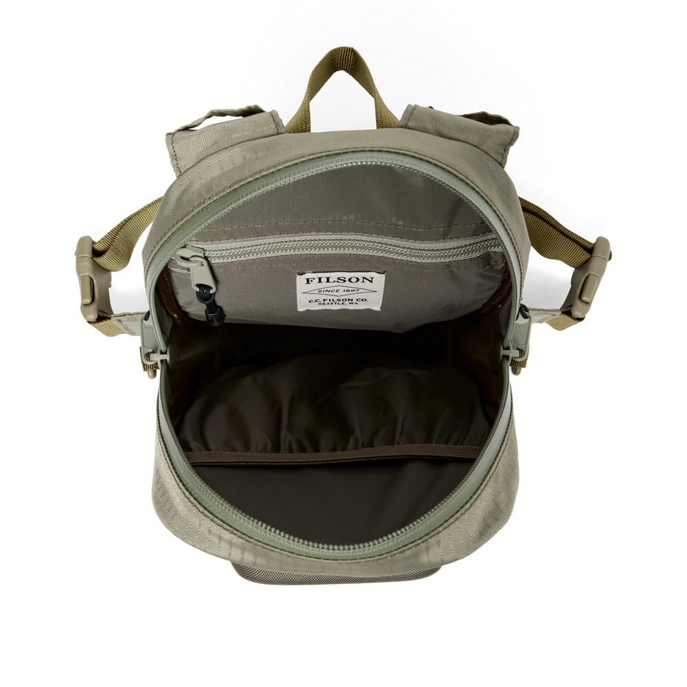 Alternate view of the Filson Fishing Chest Pack - Vintage Olive