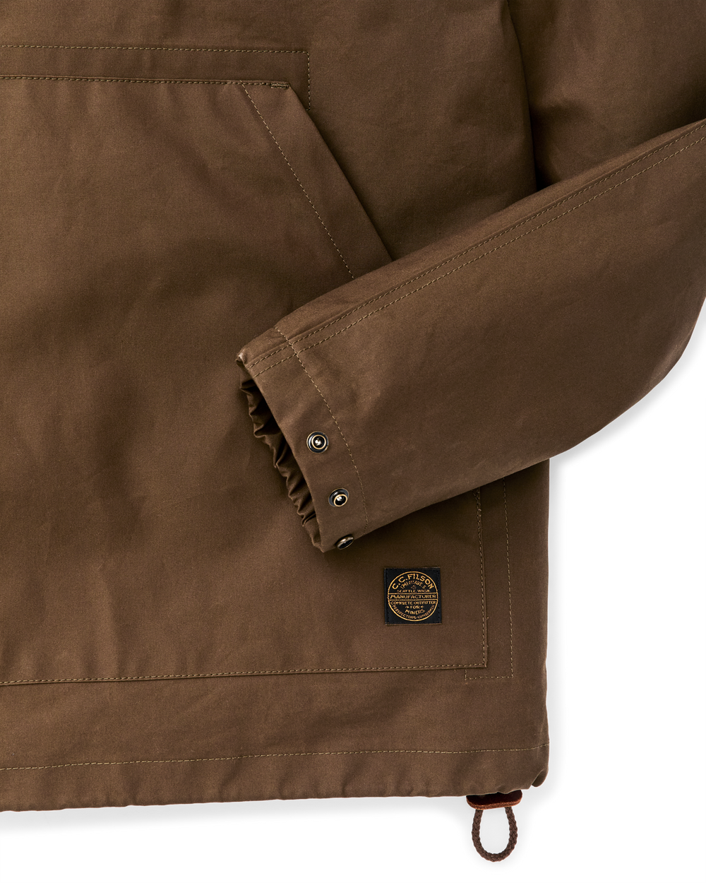 Dry Wax Anorak - Olive