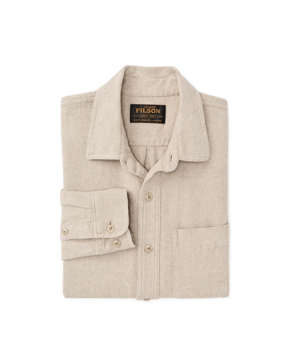 Rustic Flannel Shirt - Dark Natural Heather
