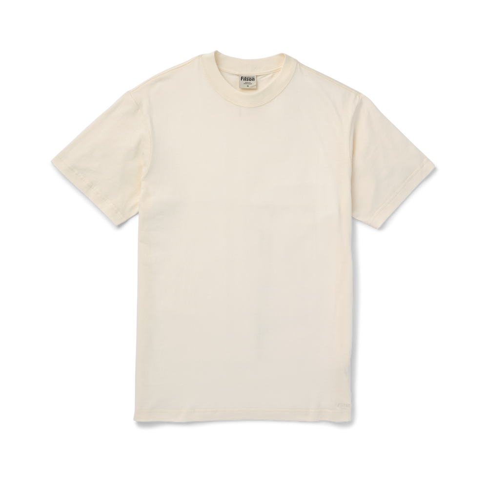 Front-facing image of the Filson Ranger Solid T-shirt - White