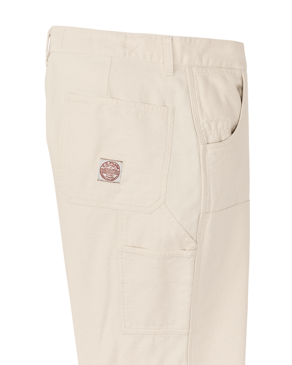 Alternate view of the Filson Women's Reverse Sateen Double Front Pants - Natural Seed