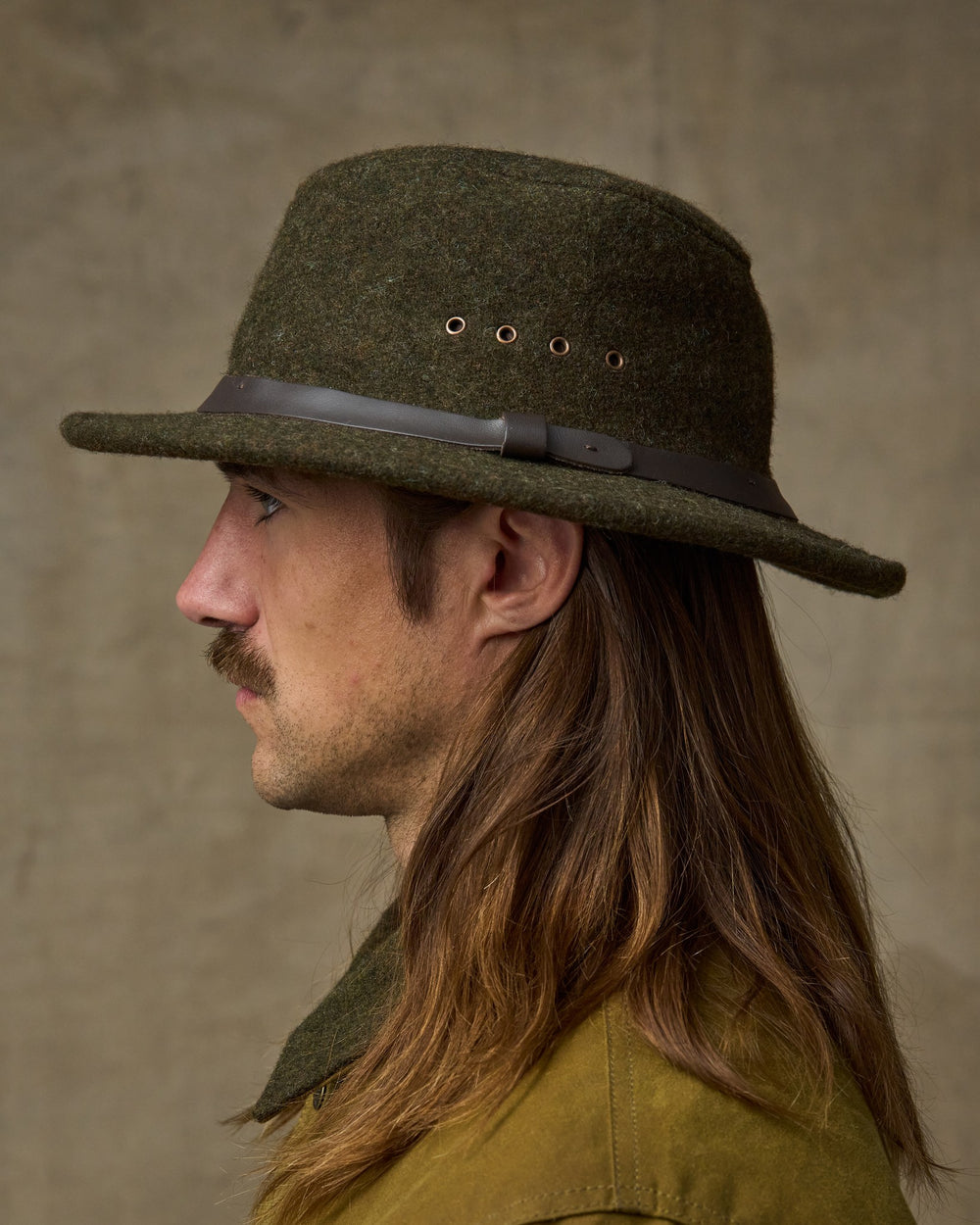 Wool Packer Hat - Forest Green