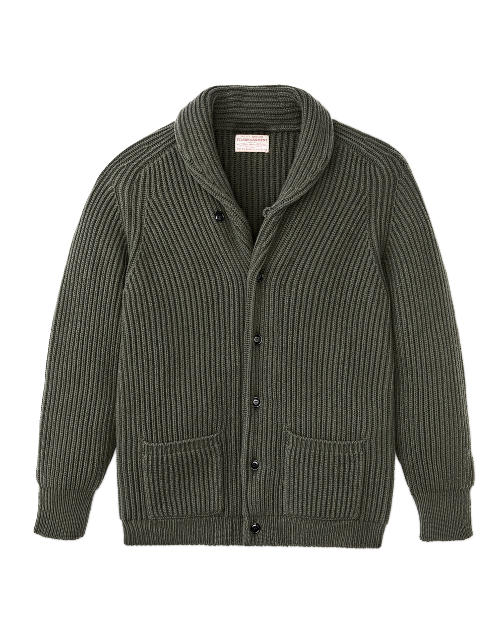 Bristol Cardigan Sweater - Forest Green Heather