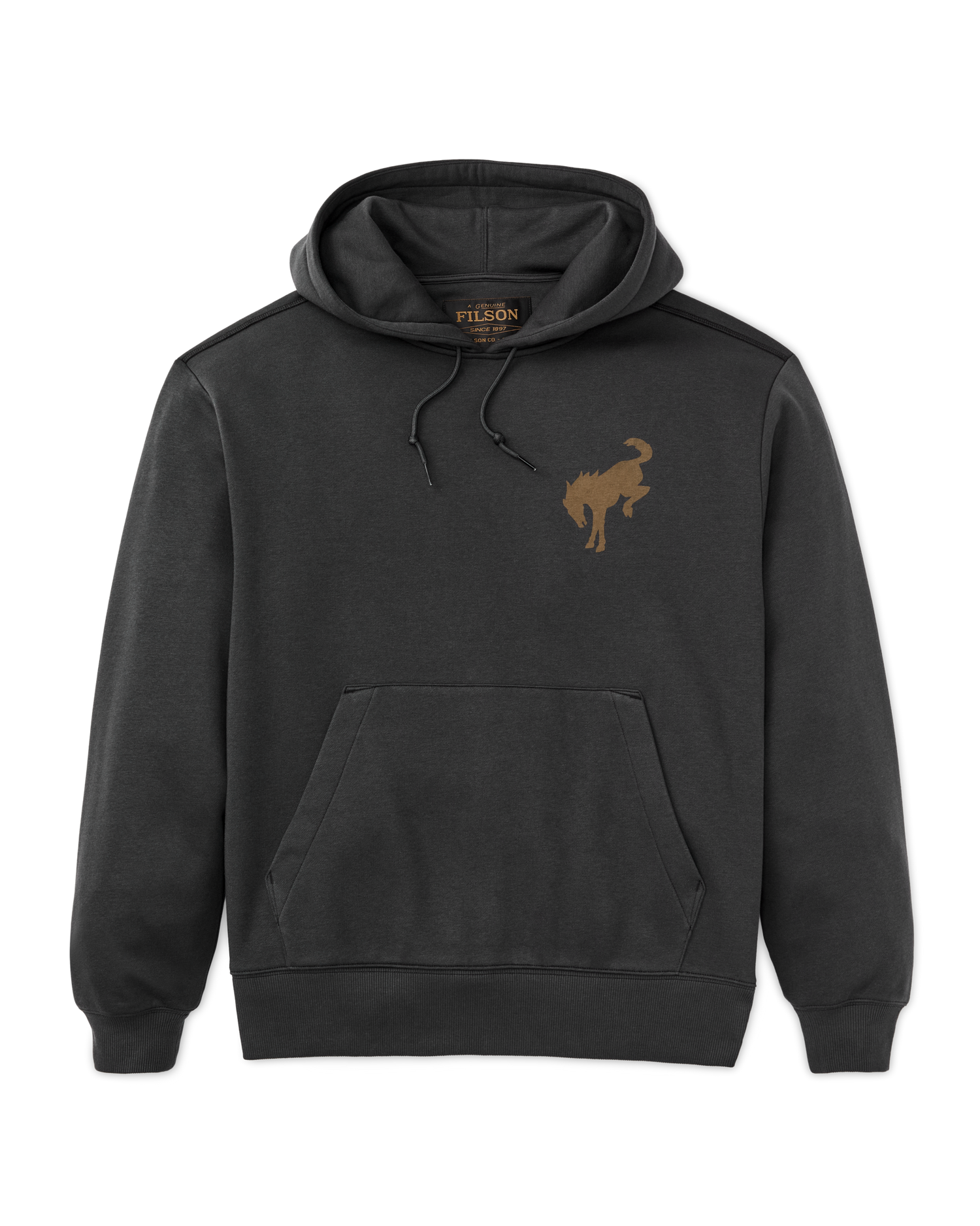 Bronco Graphic Hoodie - Faded Black