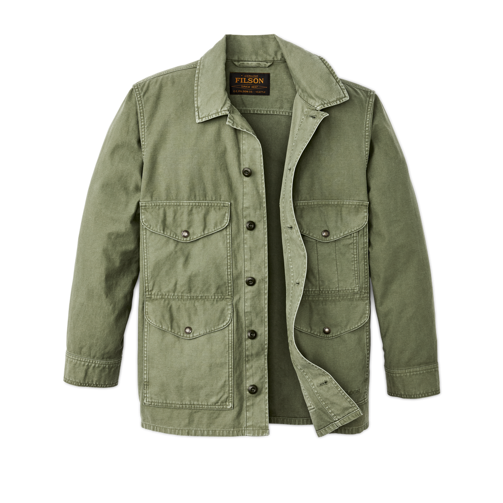 Alternate view of the Filson Field Cruiser Jacket - Washed Fatigue Green