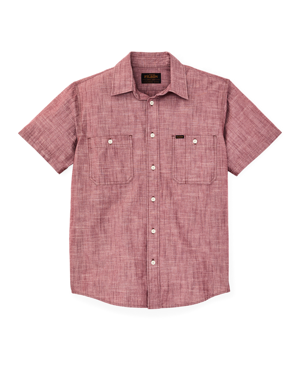 Short Sleeve Chambray Shirt - Sable