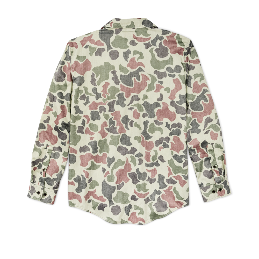 Alternate view of the Filson Twin Lakes Sport Shirt - Shrub Camo