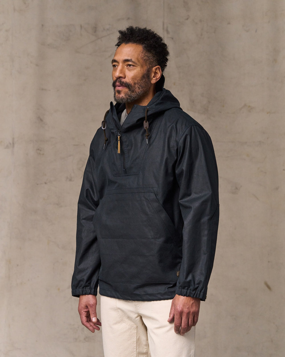Shelter Cloth Waxed Anorak - Harbor Blue