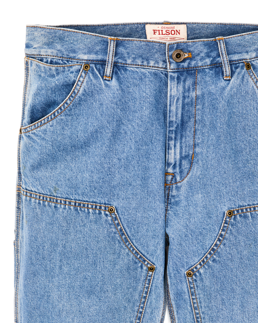 Alternate view of the Filson Women's 11-oz. Work Jeans - Medium Indigo