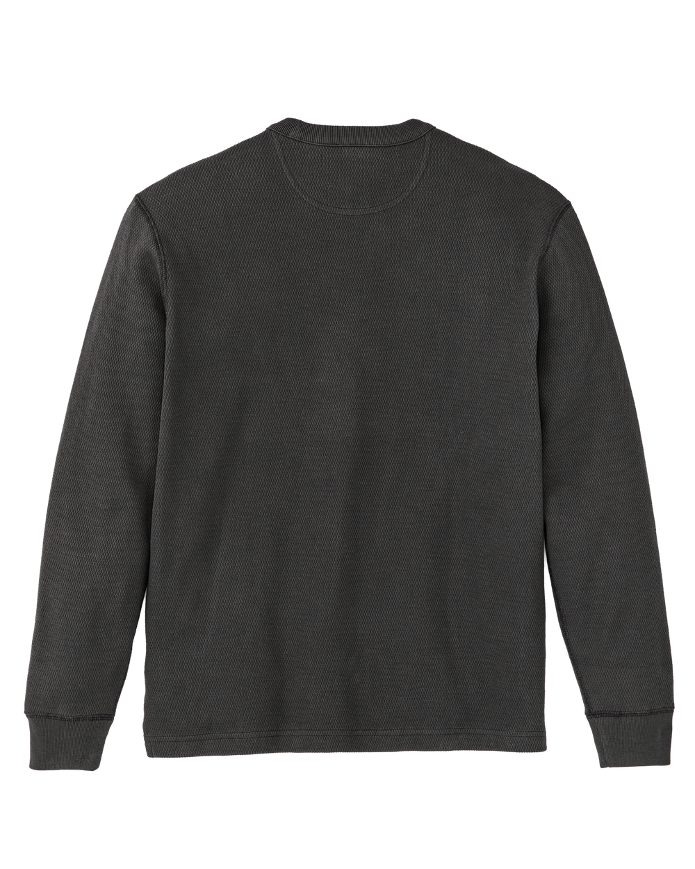 Alternate view of the Filson Waffle Knit Thermal Crewneck - Faded Black