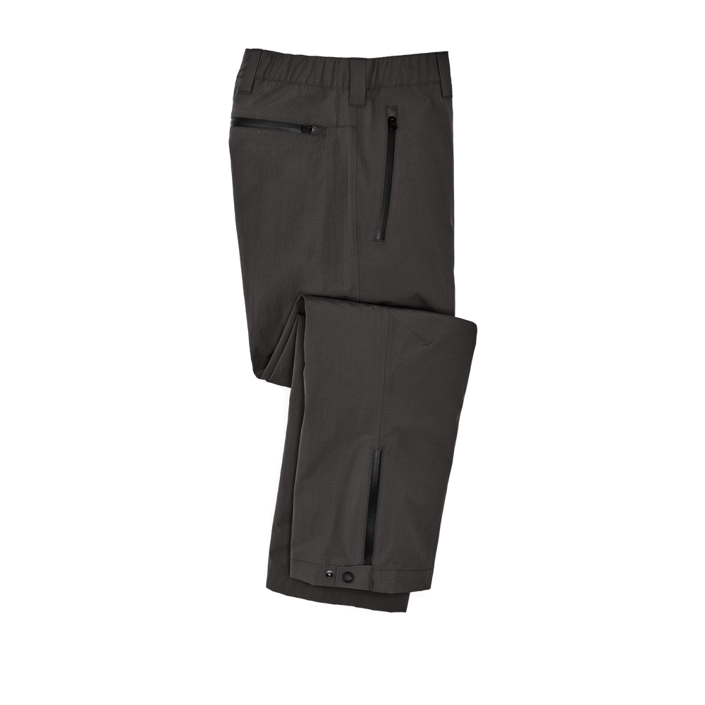 Front-facing image of the Filson Swiftwater Rain Pants - Raven