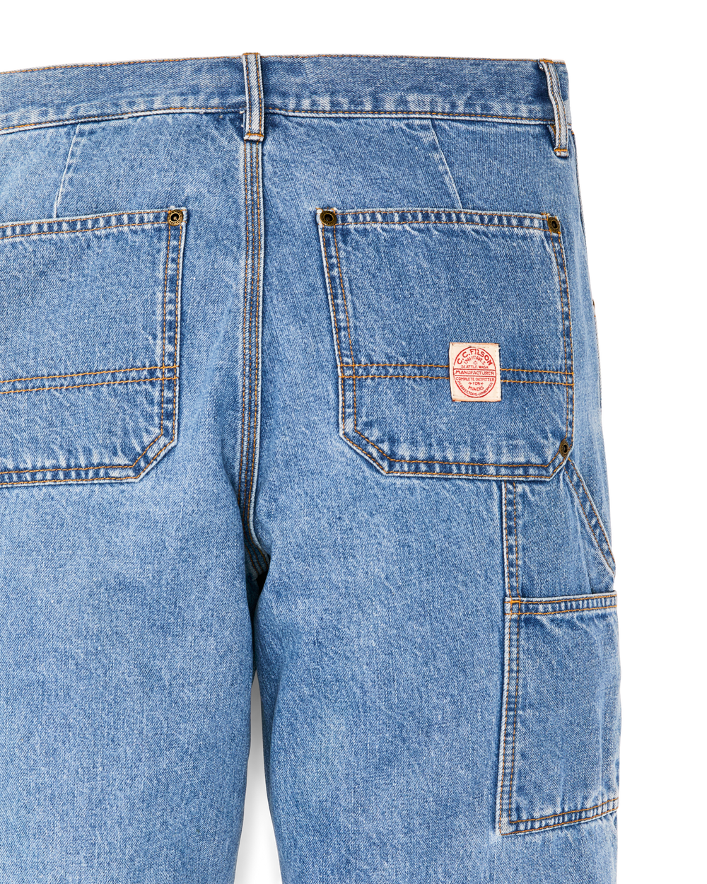 Alternate view of the Filson Women's 11-oz. Work Jeans - Medium Indigo