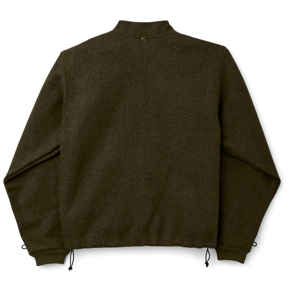 Alternate view of the Filson Mackinaw Wool Jacket Liner - Forest Green