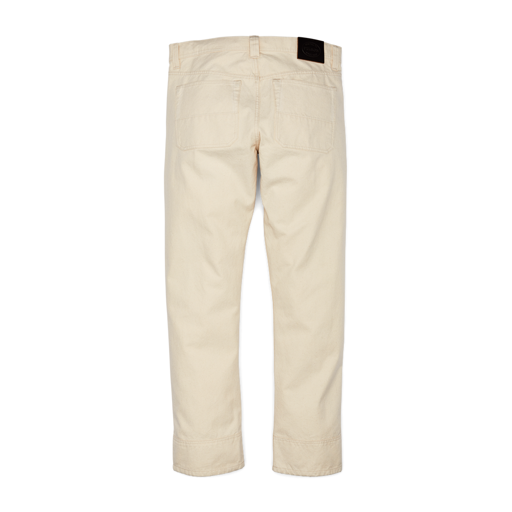 Alternate view of the Filson Dry Tin Cloth 5-pocket Pants - Natural Seed