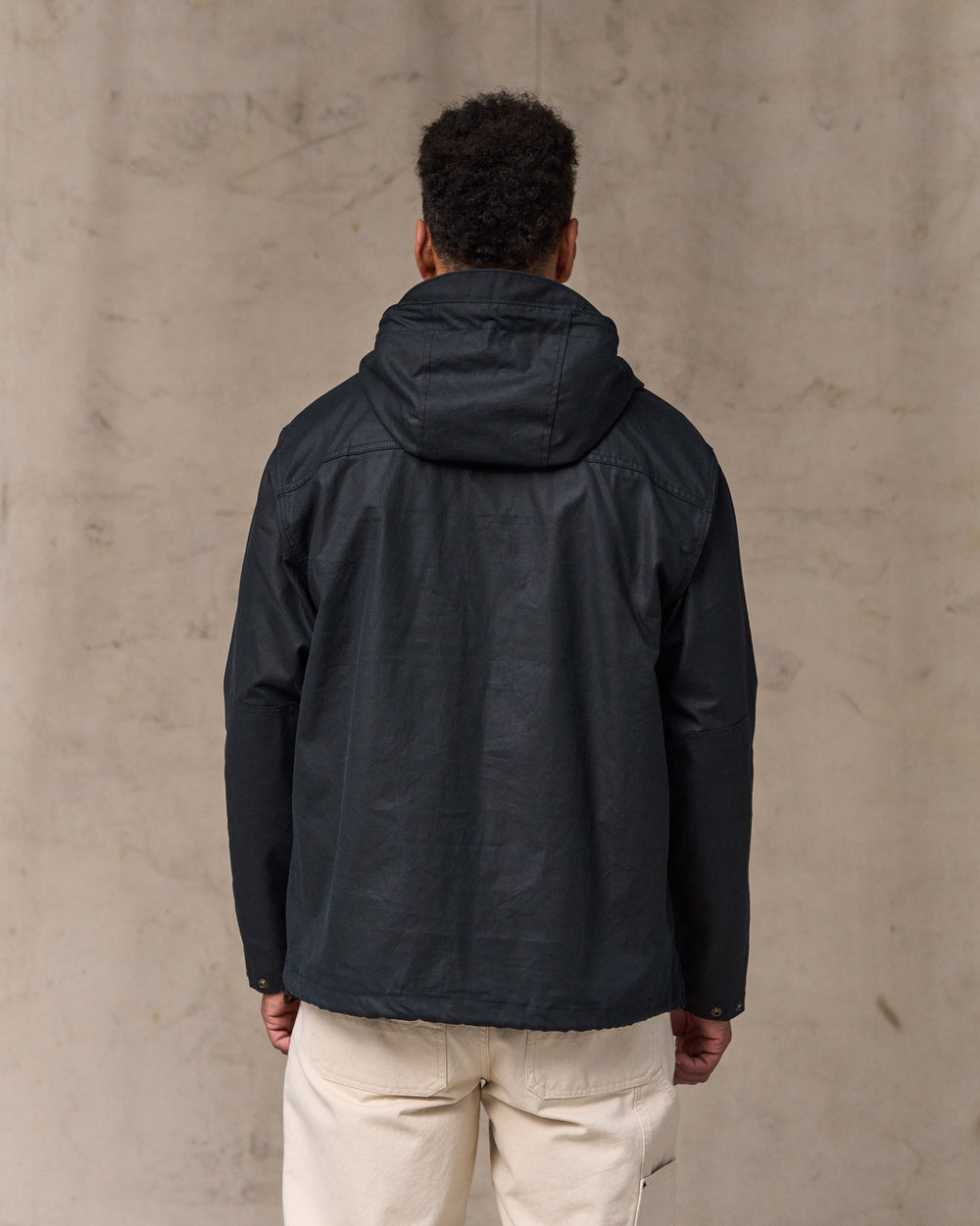 Shelter Cloth Waxed Anorak - Harbor Blue