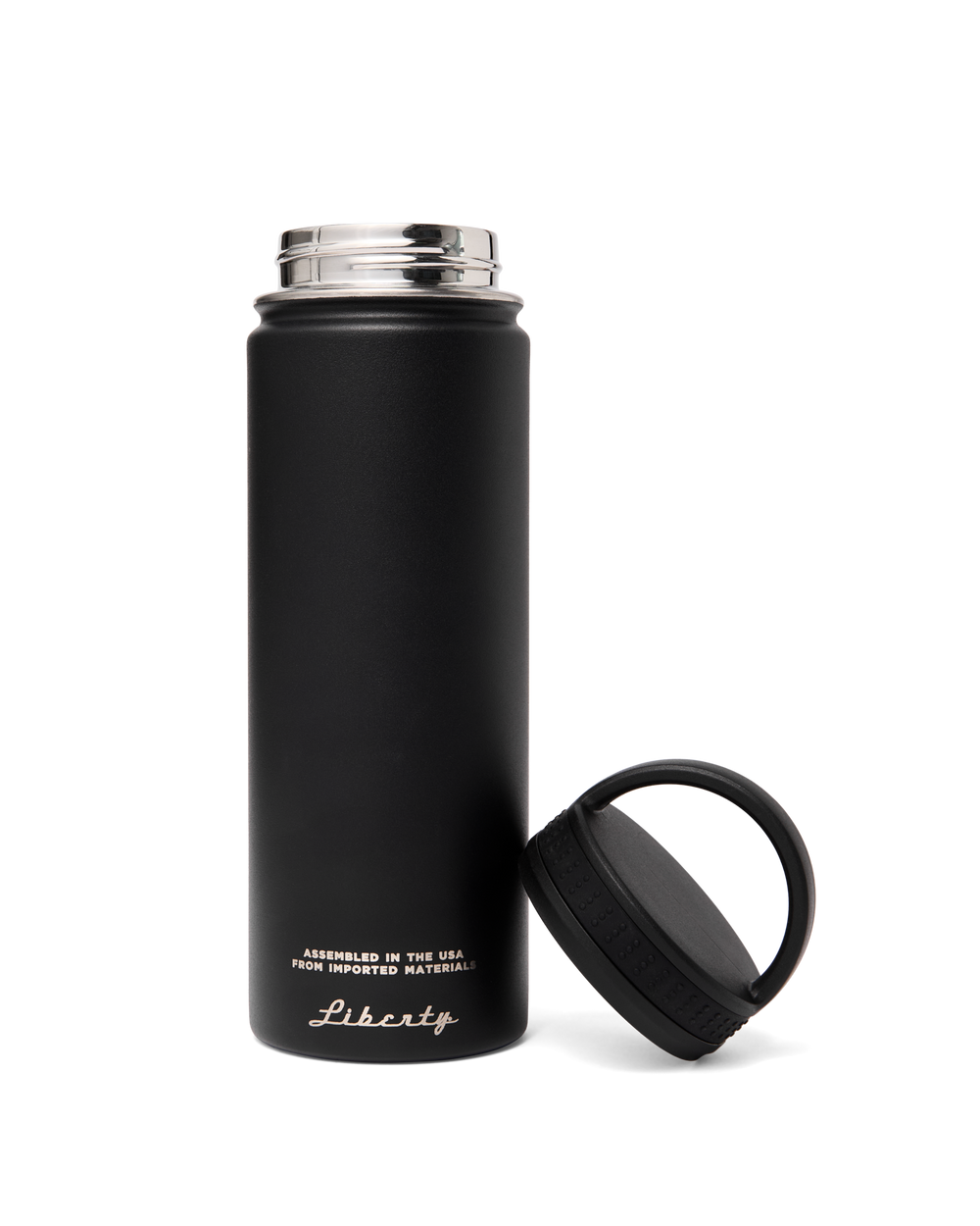 Insulated Water Bottle - Black / Logo