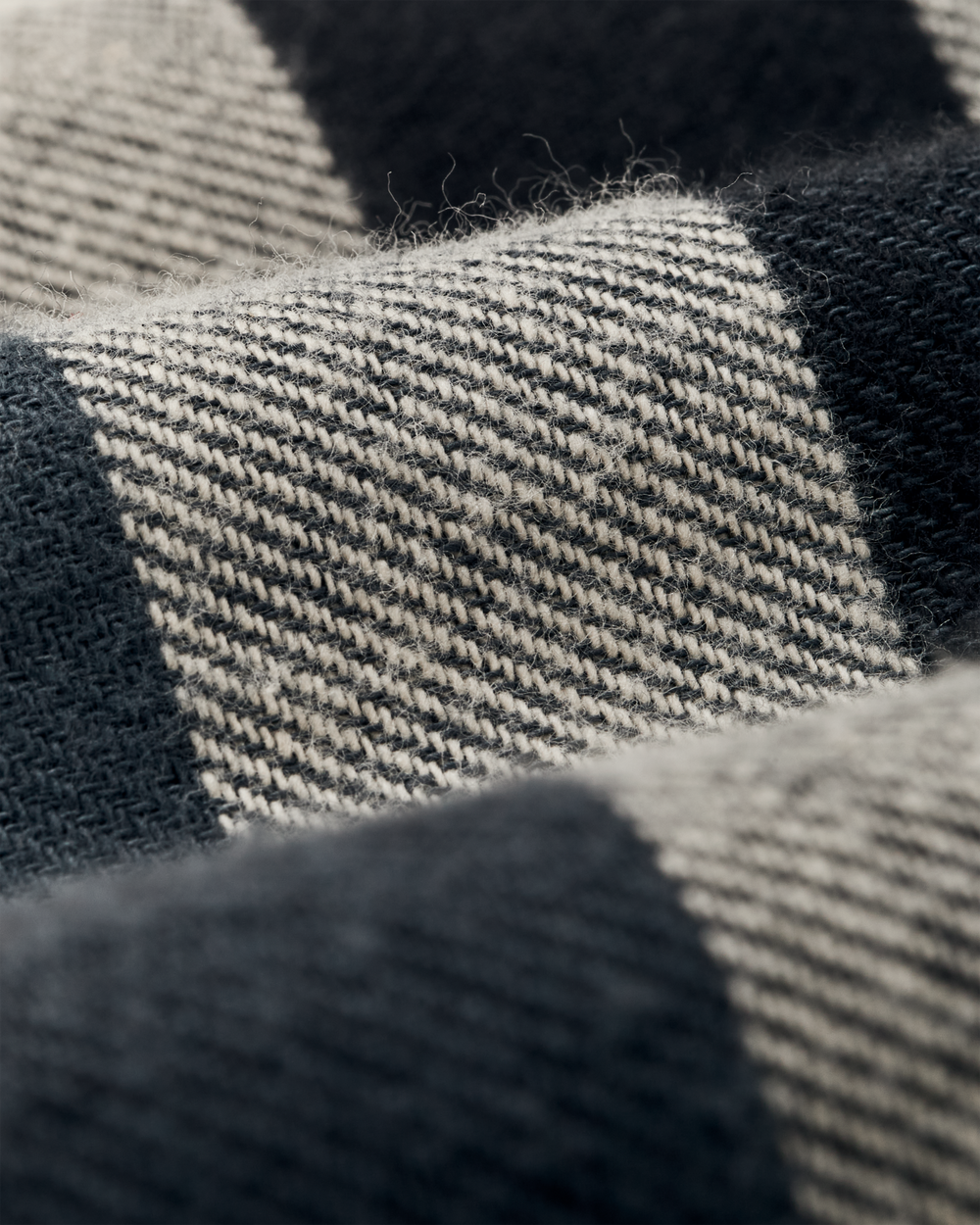 Rangeland Flannel Shirt - Charcoal / Steel Plaid