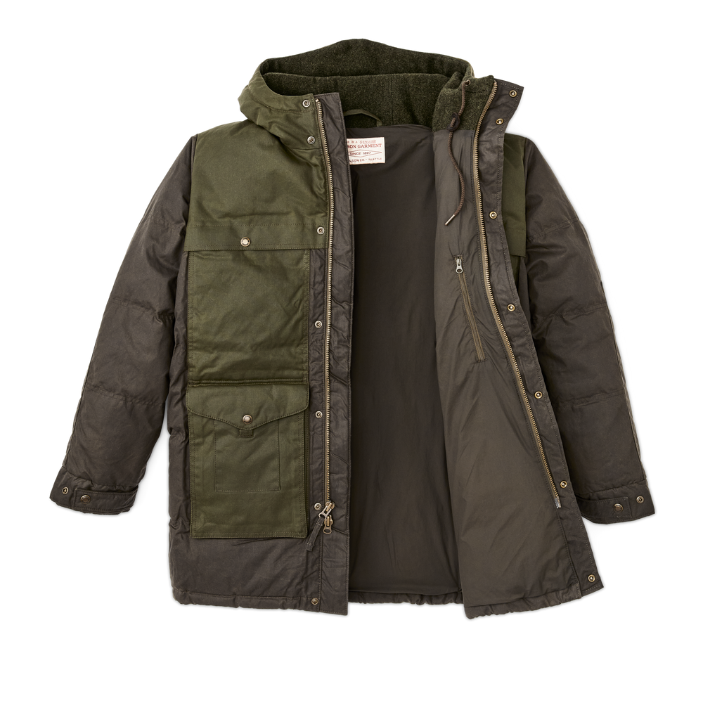Alternate view of the Filson Down Cruiser Parka - Otter Green