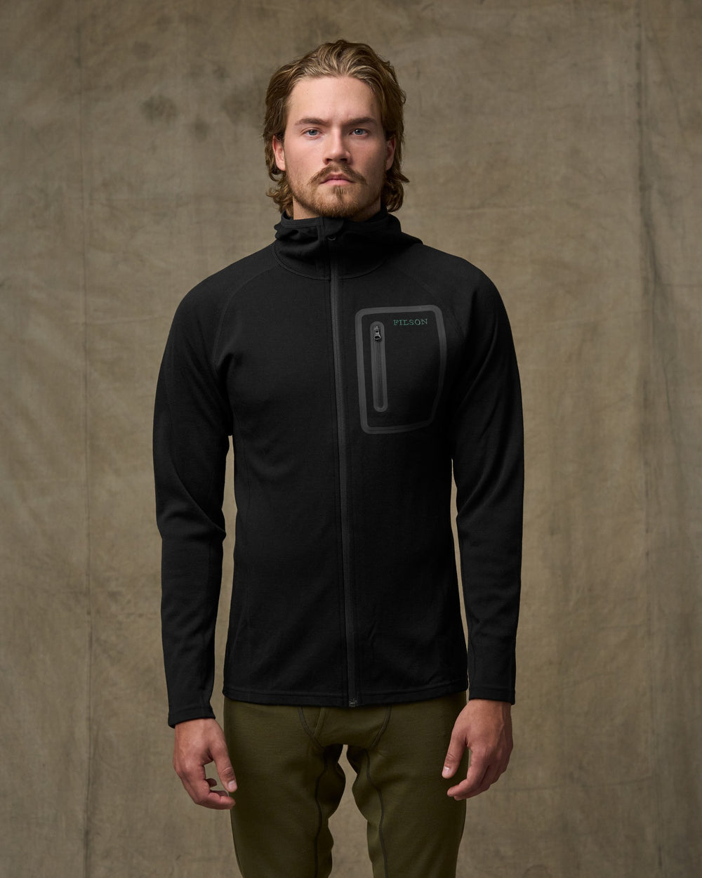 400g Merino Wool Hoodie - Black