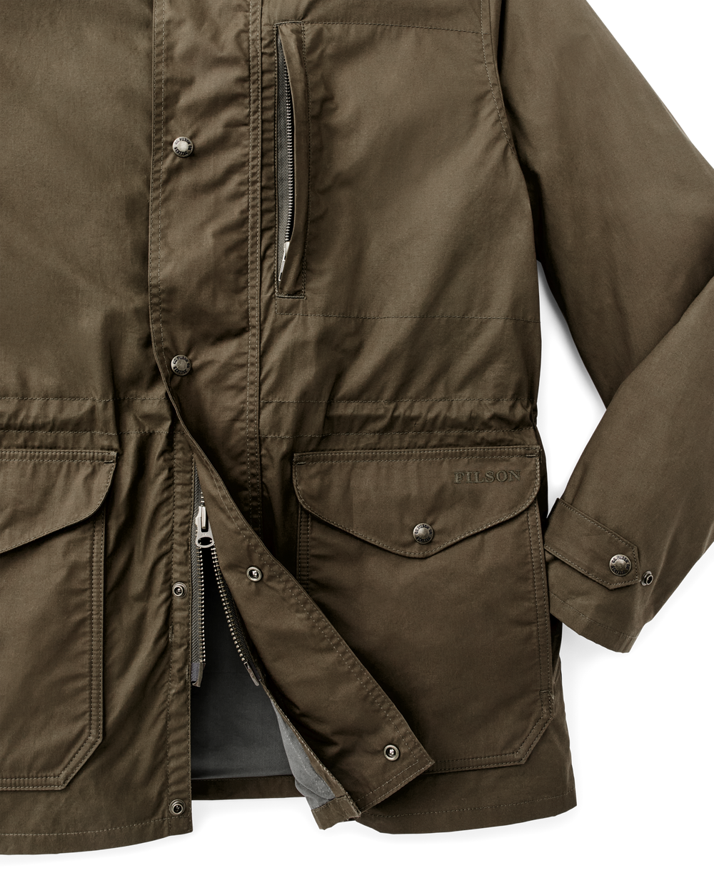 Dry Wax Mile Marker Coat - Burnt Olive