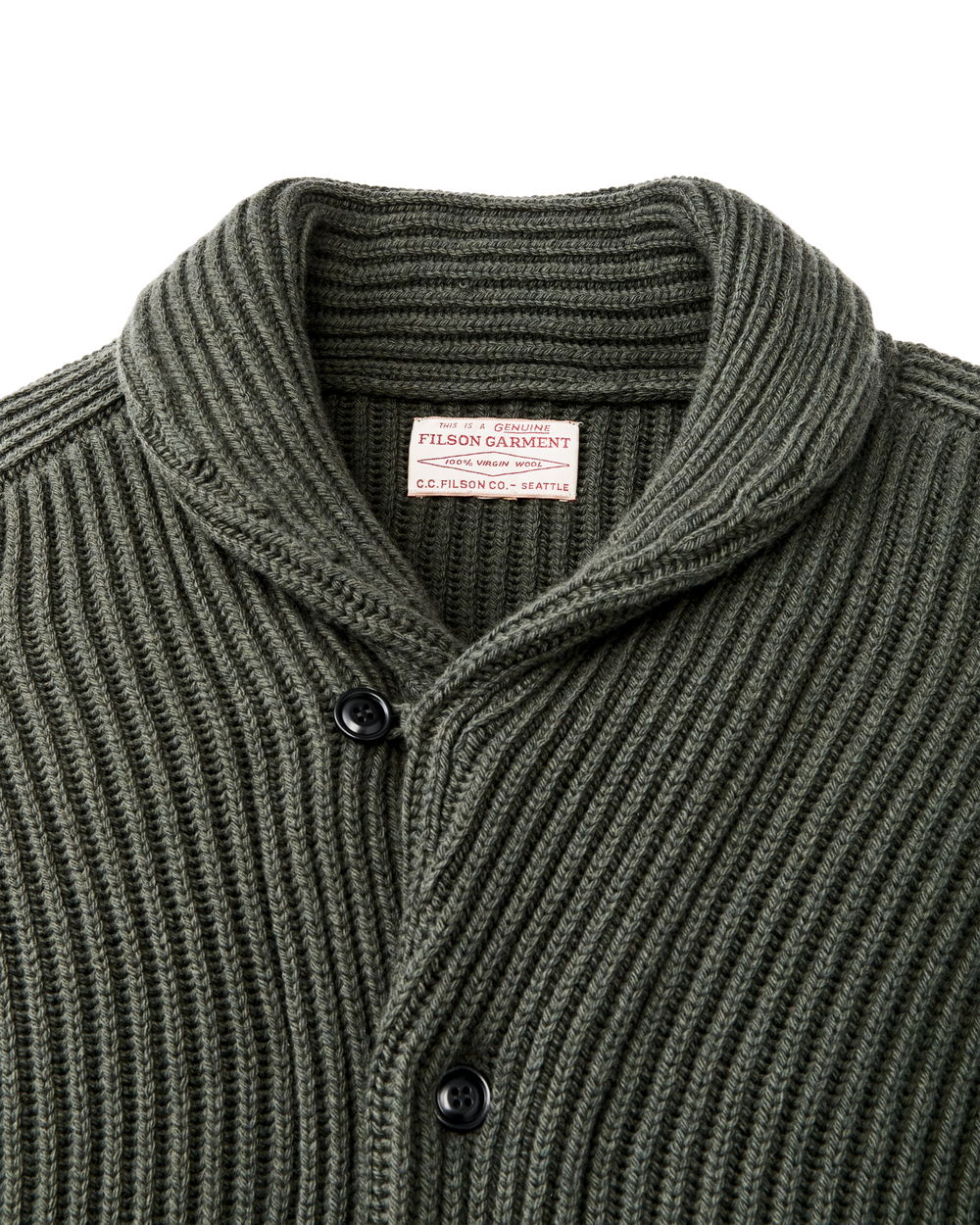 Bristol Cardigan Sweater - Forest Green Heather
