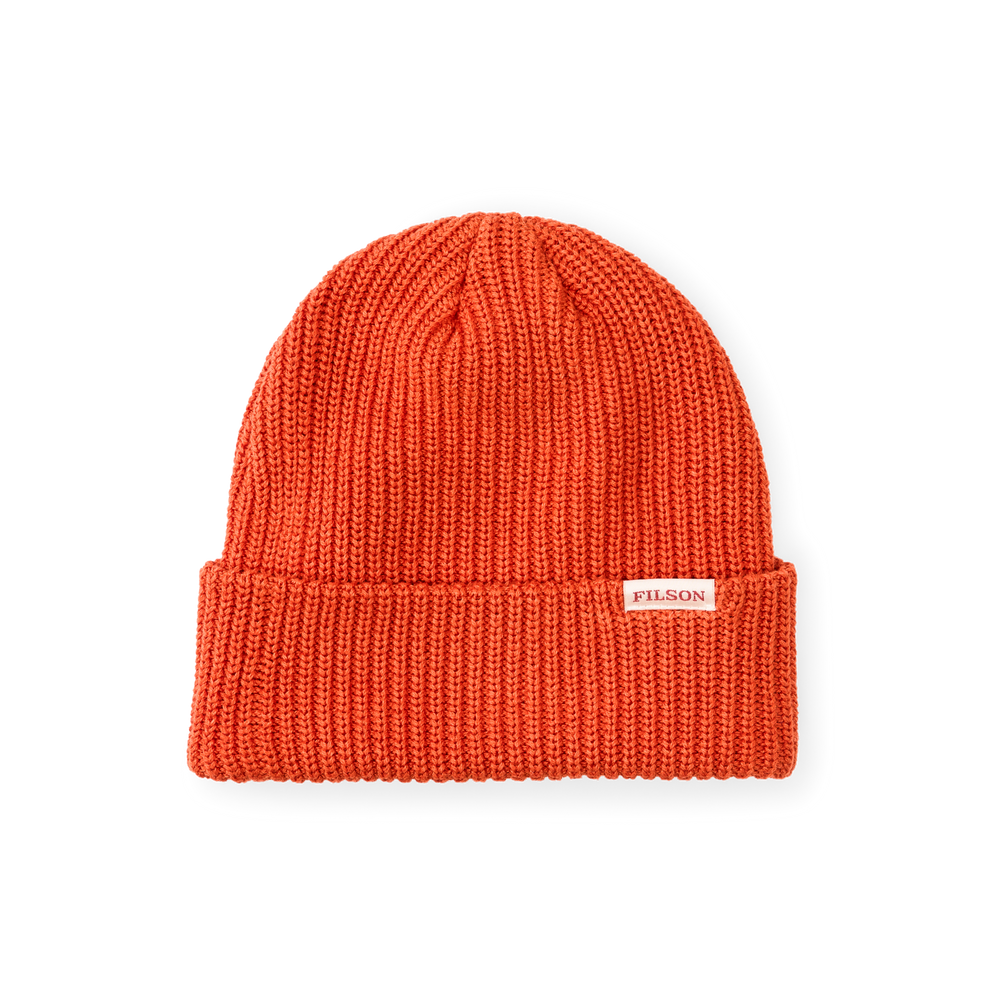 Front-facing image of the Filson Cotton Watch Cap - Flame