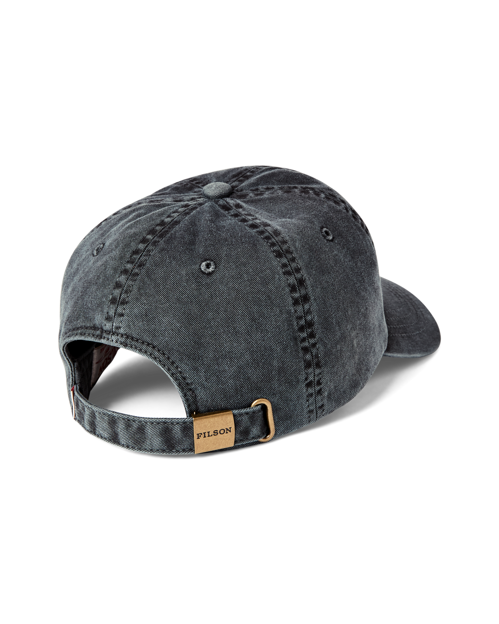 Alternate view of the Filson Washed Low-profile Logger Cap - Washed Charcoal