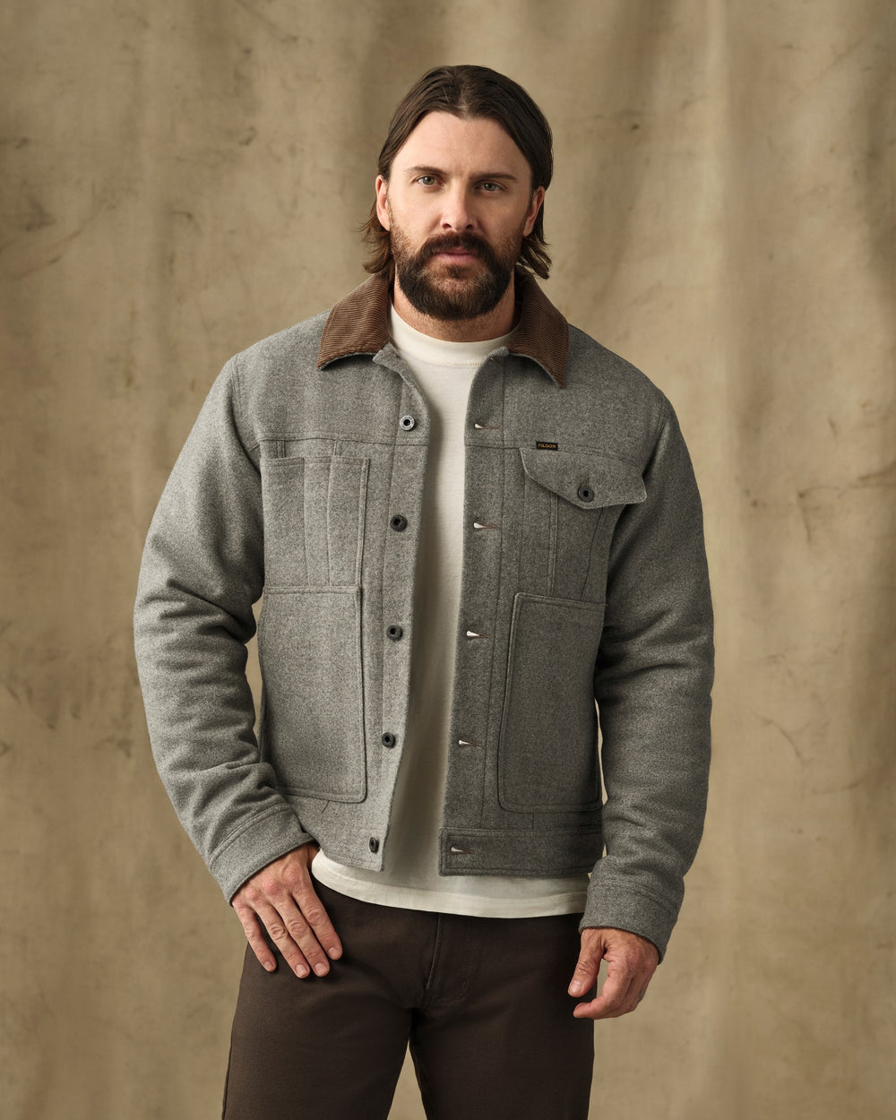 Spokane Insulated Short Cruiser - Vintage Heather Gray