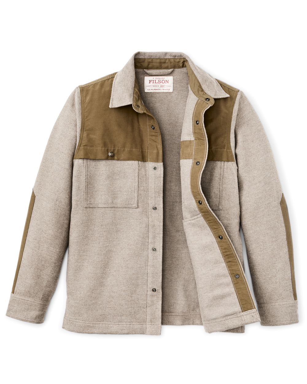 Alternate view of the Filson Colchuck Forester Jac-shirt - Ash Heather