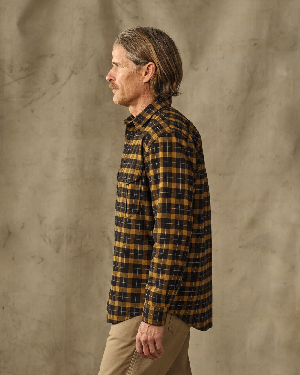 Alaskan Guide Shirt - Black / Gold Plaid