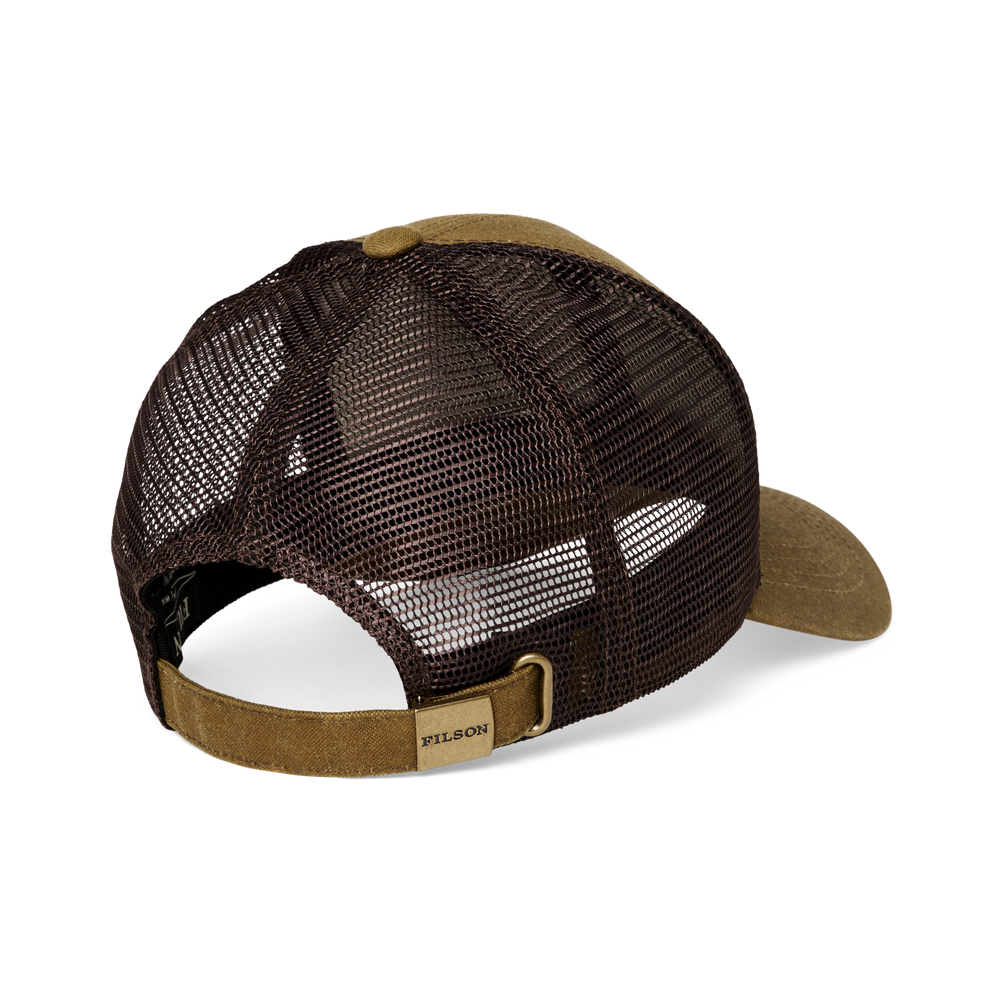 Alternate view of the Filson Logger Mesh Cap - Dark Tan