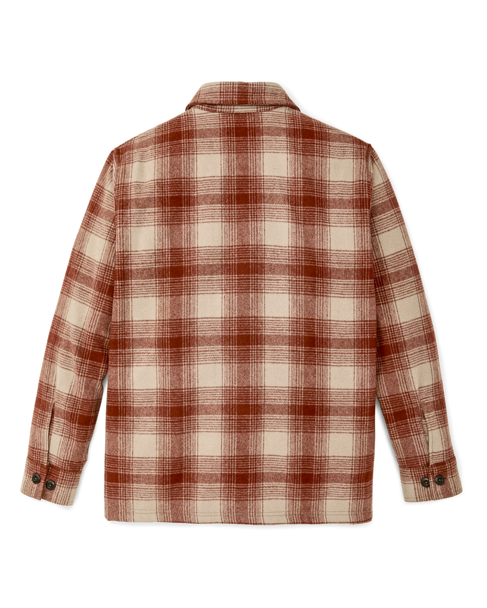 Alternate view of the Filson Wool Jac-shirt - Brick Multi Plaid