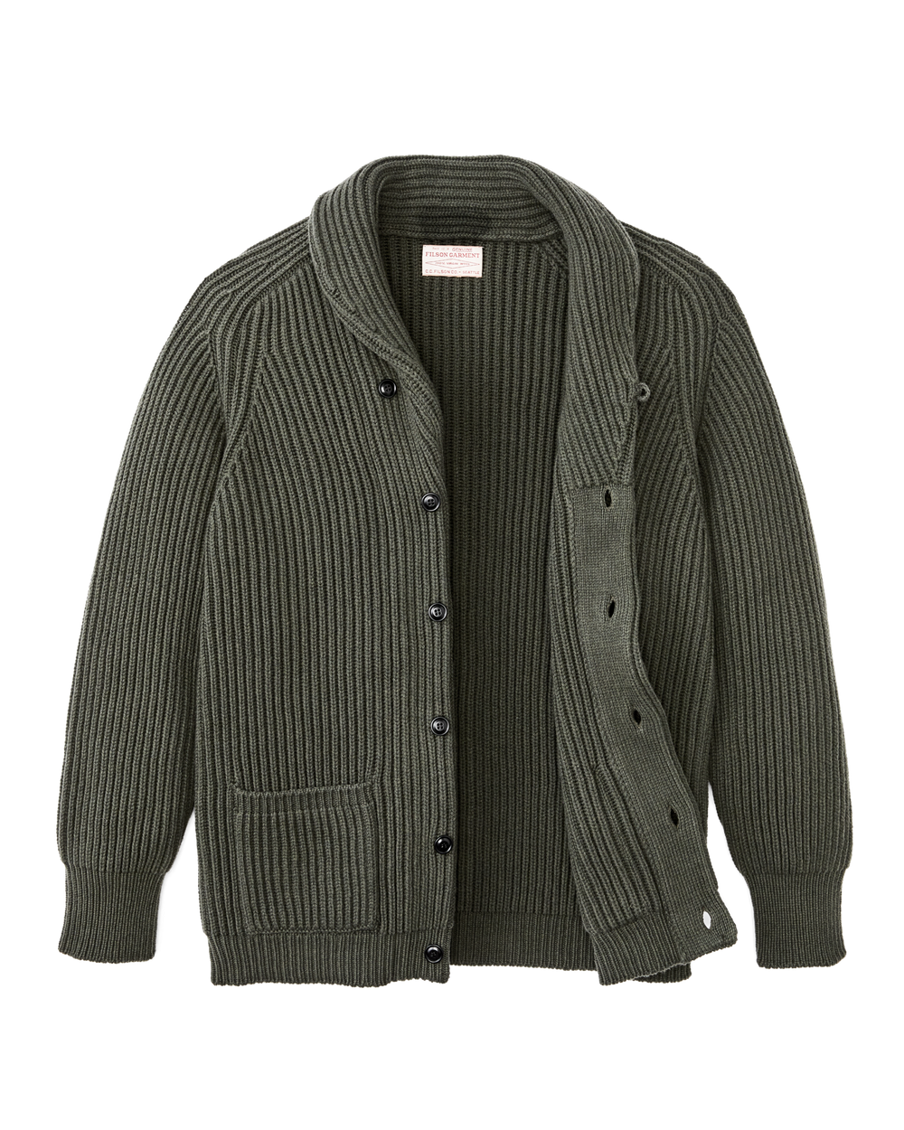 Bristol Cardigan Sweater - Forest Green Heather