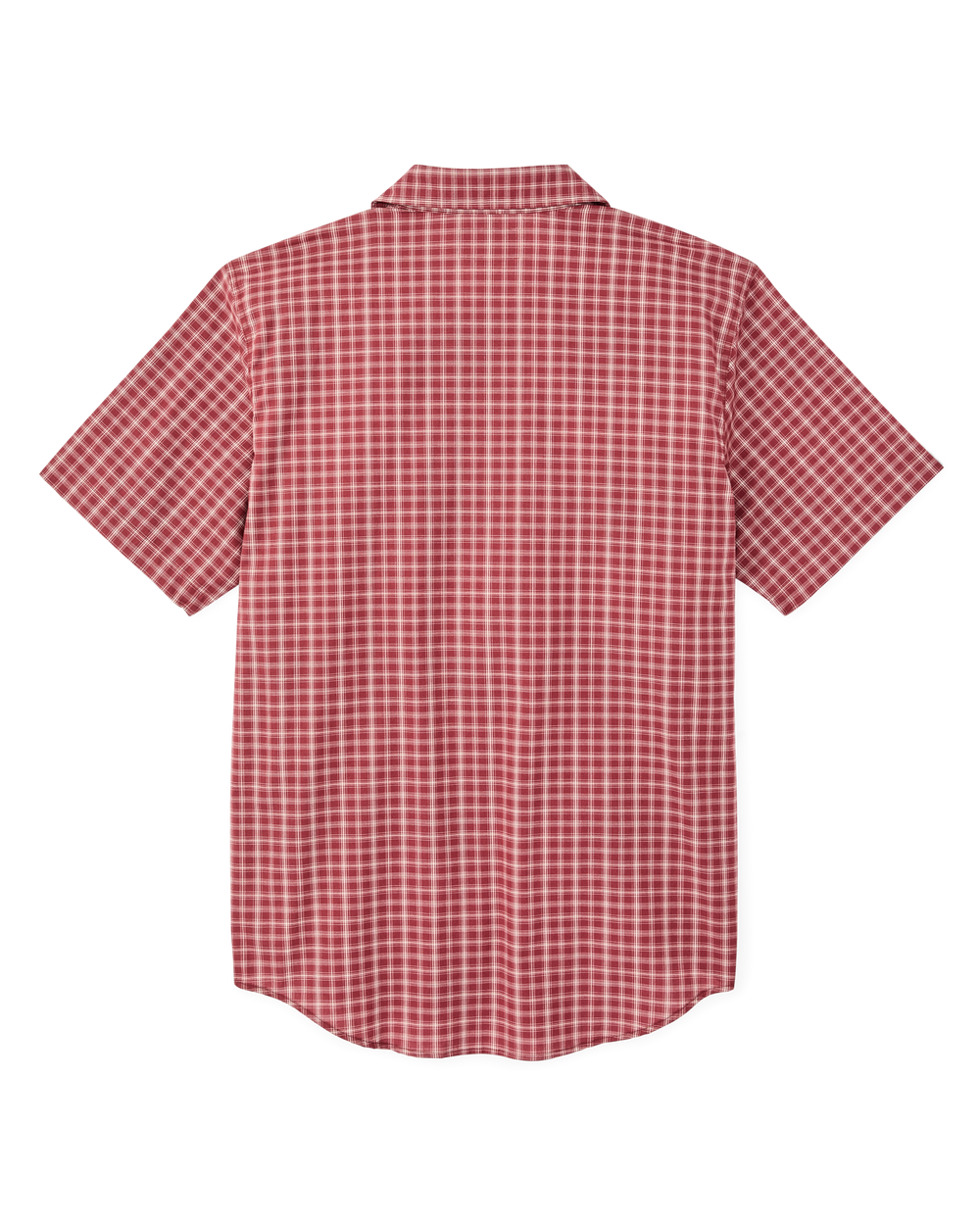 Alternate view of the Filson Twin Lakes Short Sleeve Sport Shirt - Brick / Cream Plaid